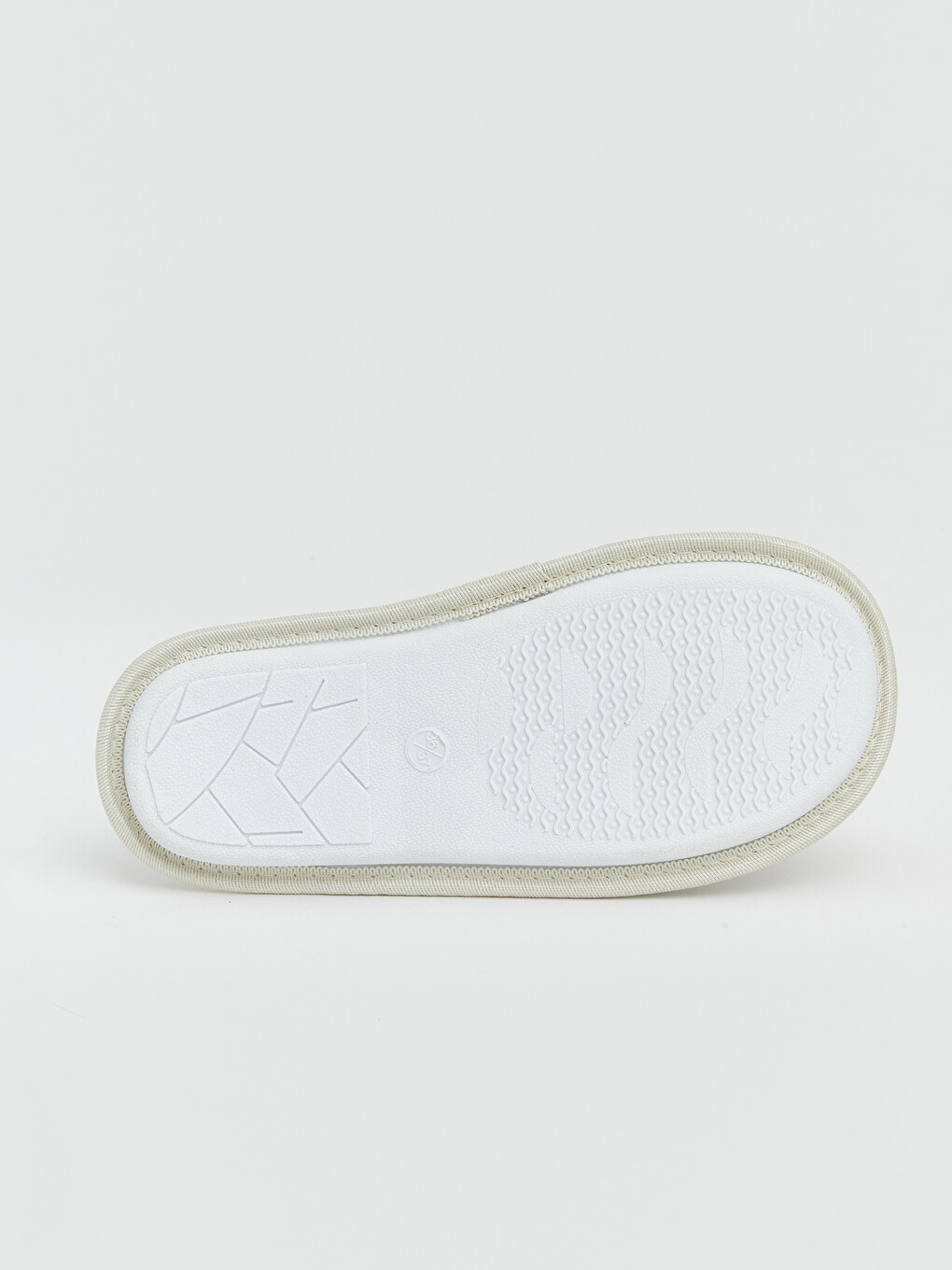 Woman Beige Home Slippers-3