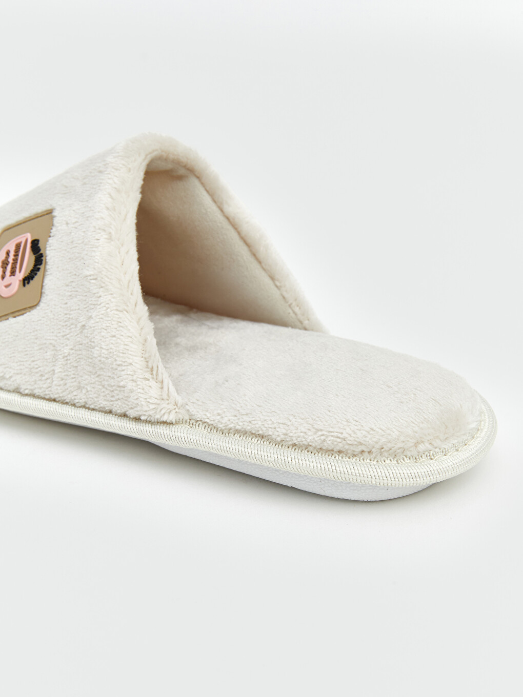 Woman Beige Home Slippers-4