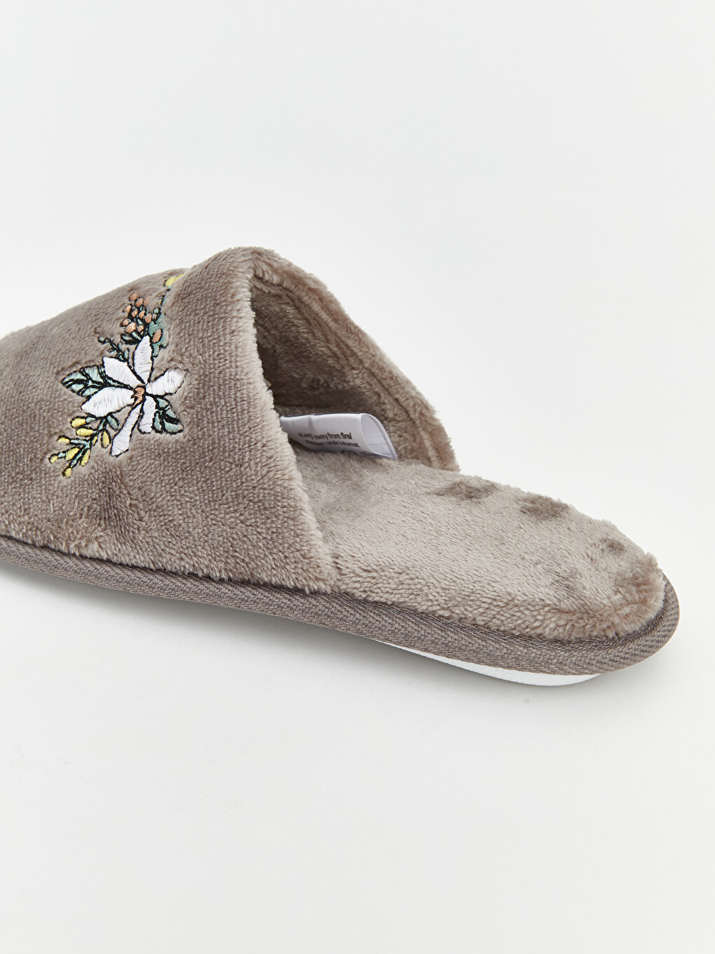 Papuci De Casă Pentru Femei Cu Broderie Florală-5