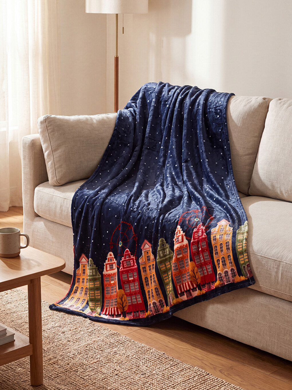 Patterned Tv Blanket 100x150 Cm