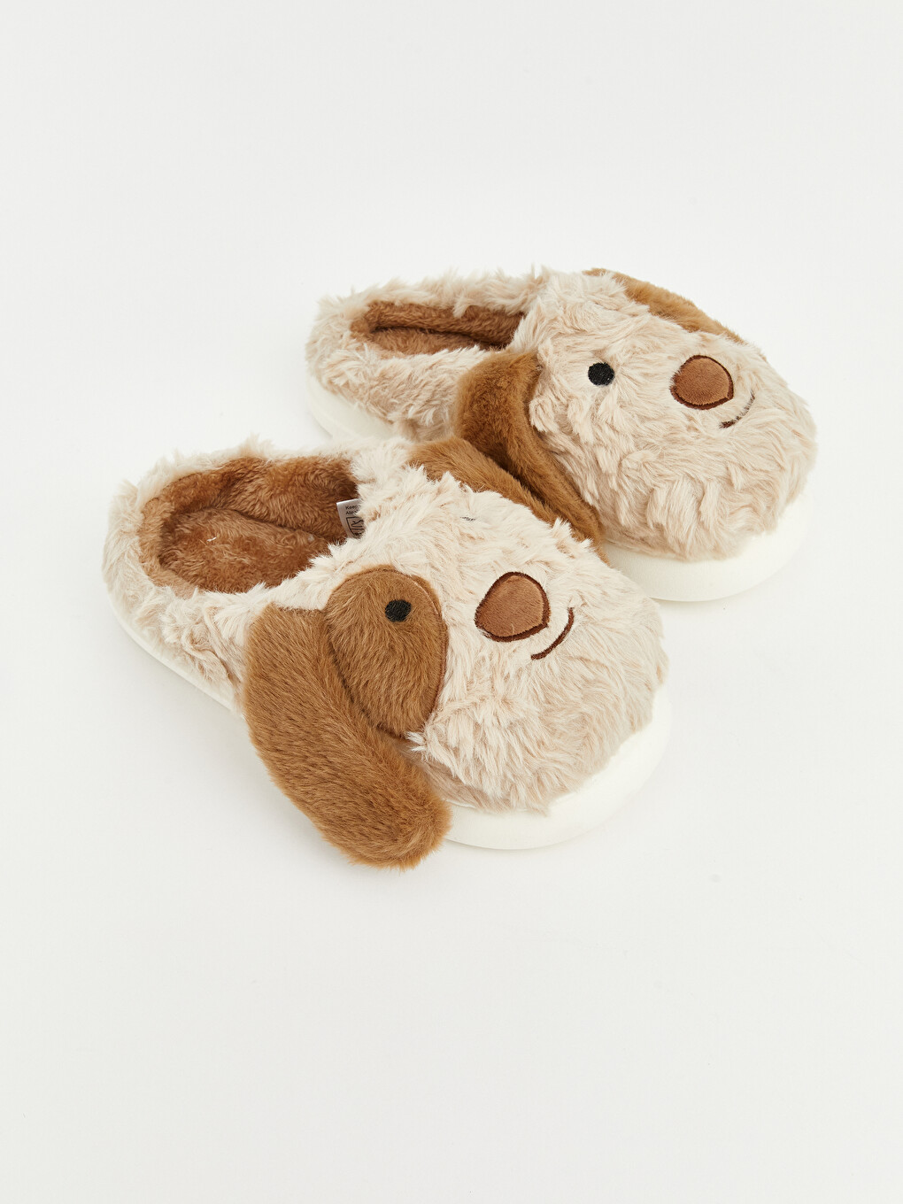 Woman Beige Home Slippers-1