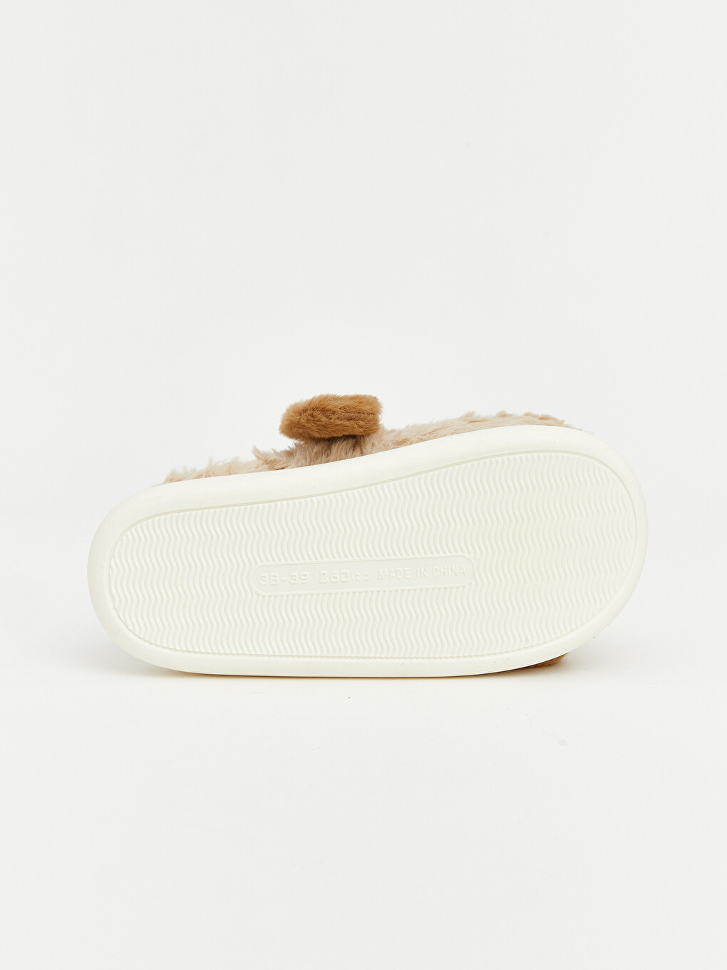 Woman Beige Home Slippers-3
