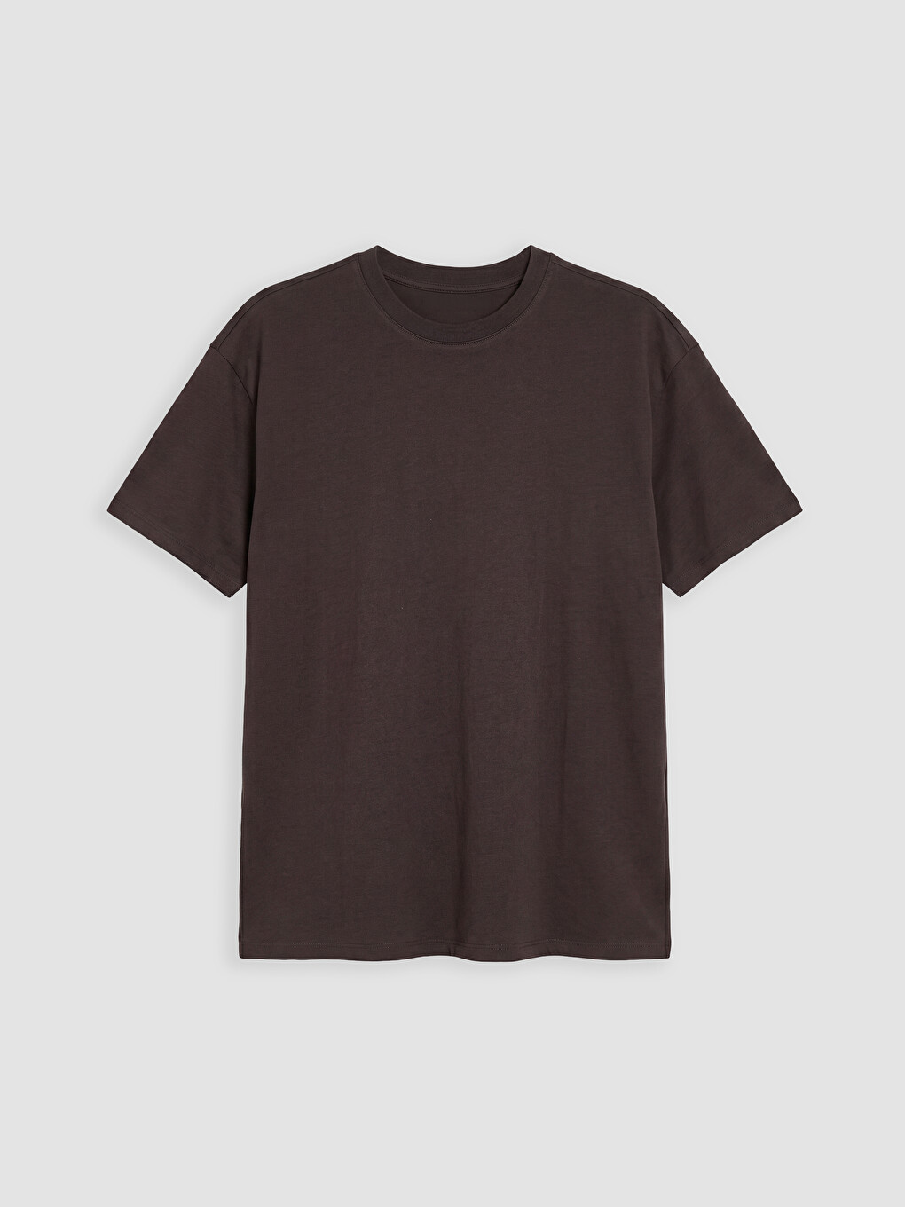 Femër Ngjyre Kafe T-shirt-3
