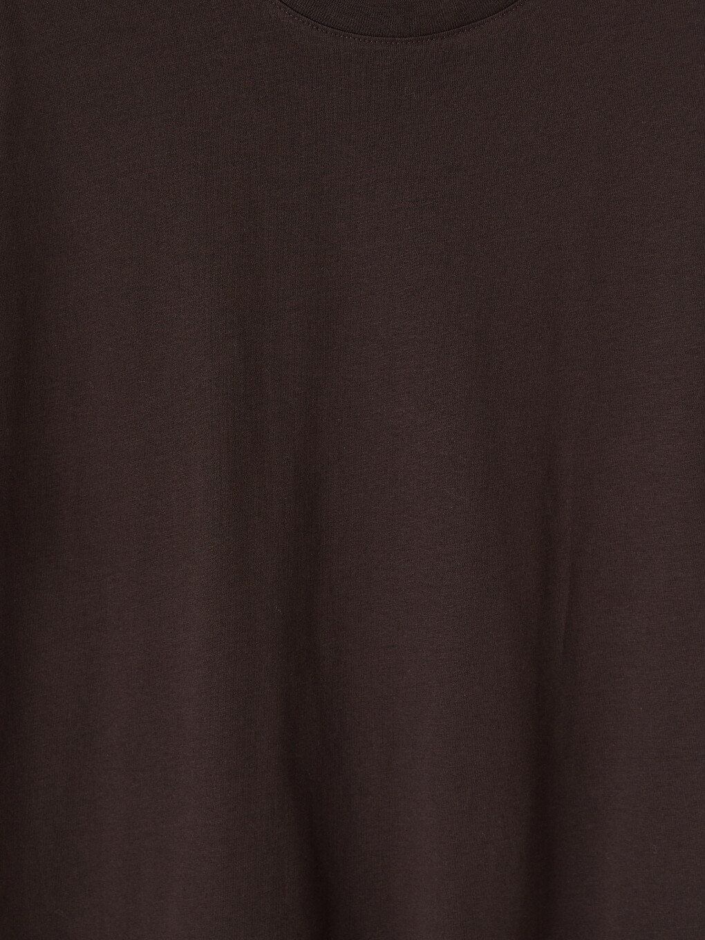 Femër Ngjyre Kafe T-shirt-4
