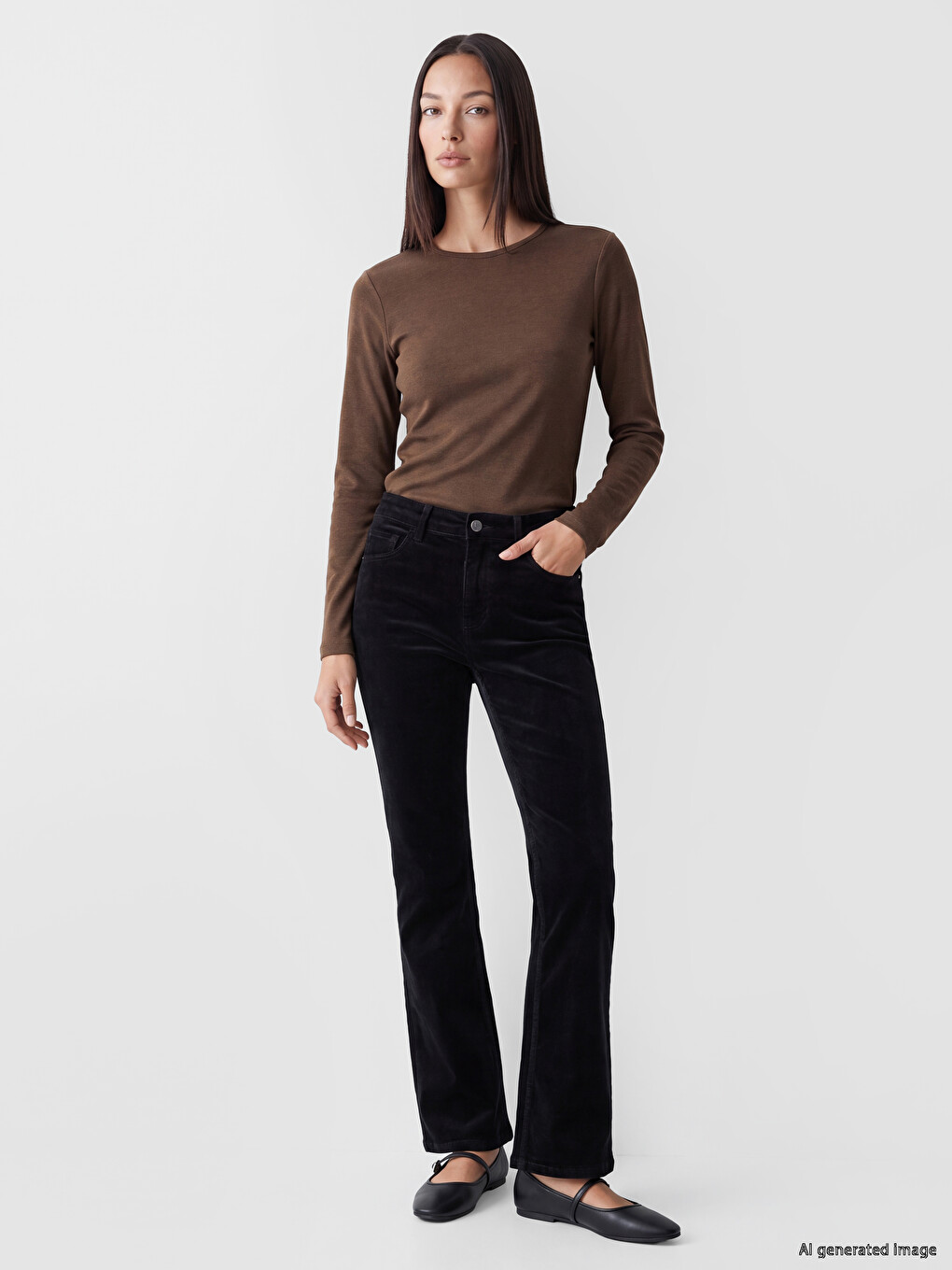 Crew Neck Women's Body-1