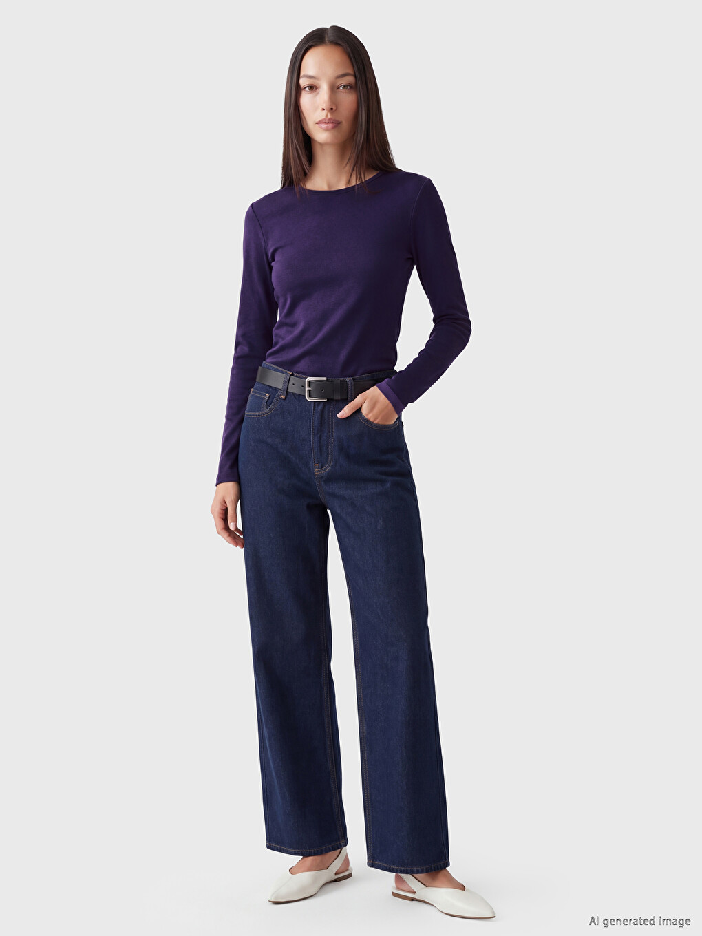 Crew Neck Women's Body-1