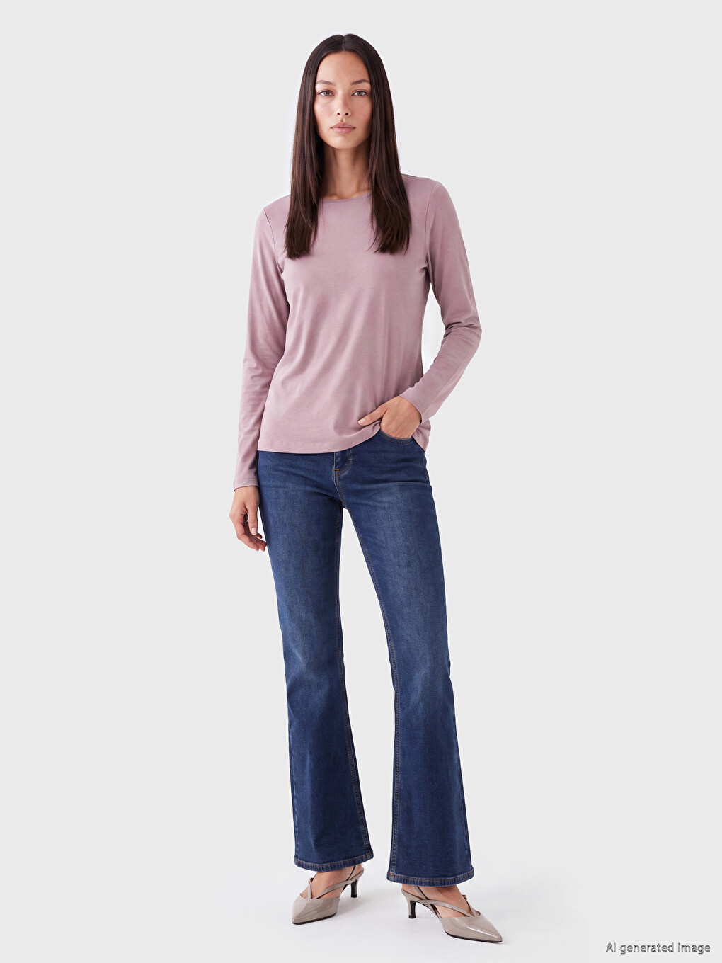 Crew Neck Women's Body-1