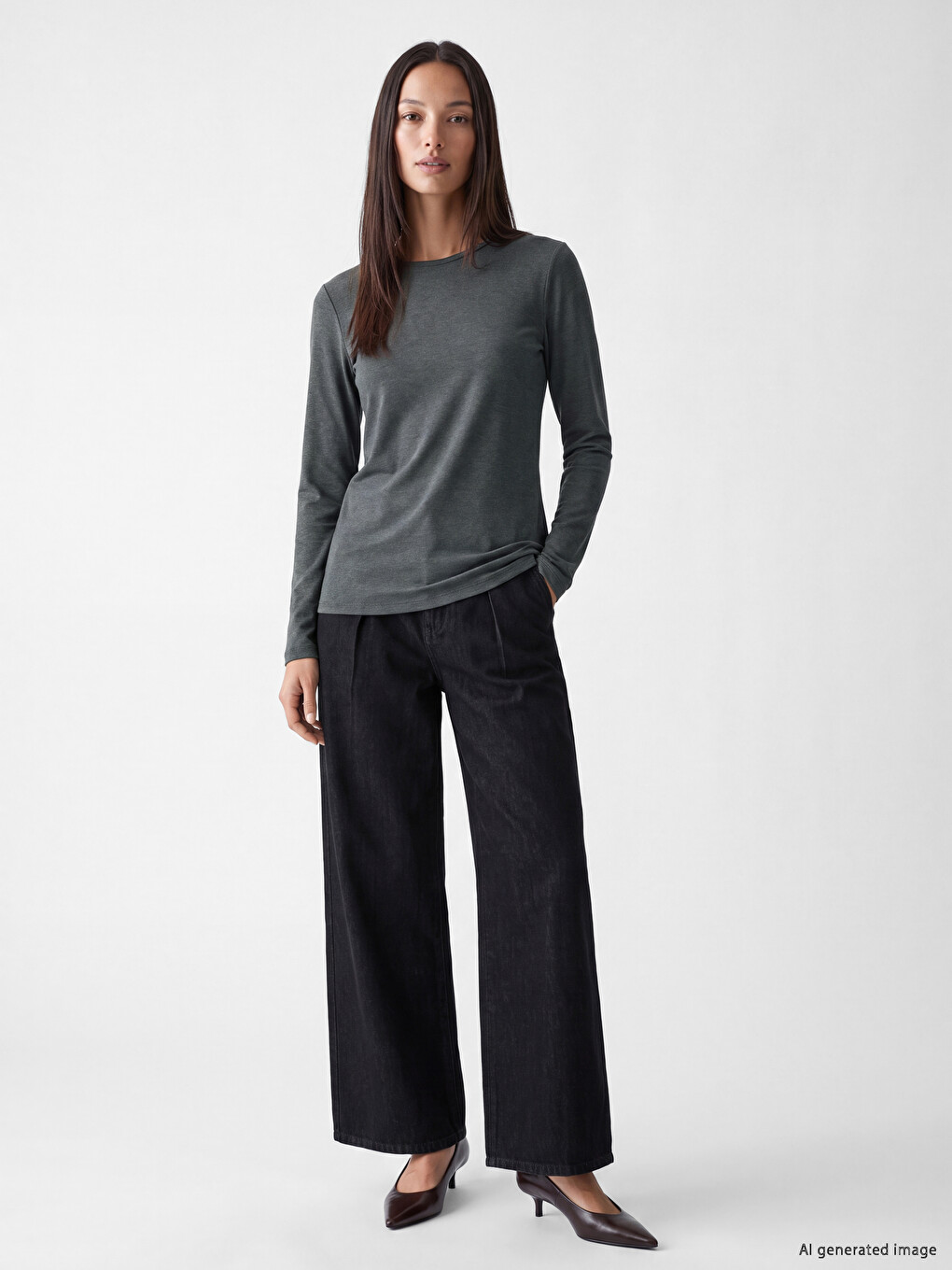 Crew Neck Women's Body-1