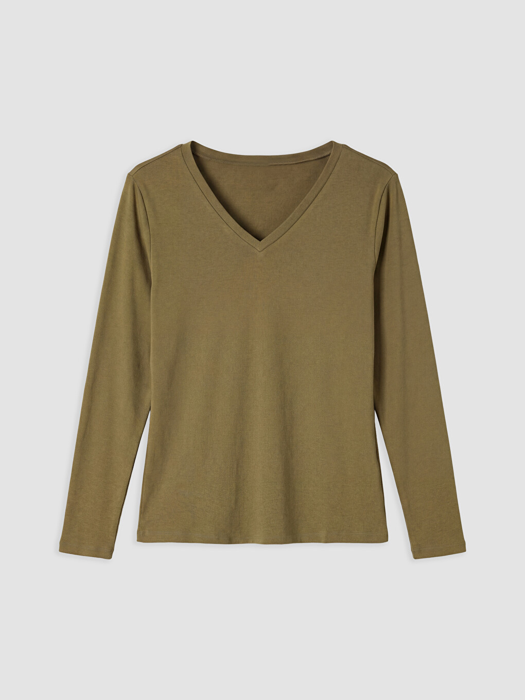 V Neck %100 Cotton Women's Body