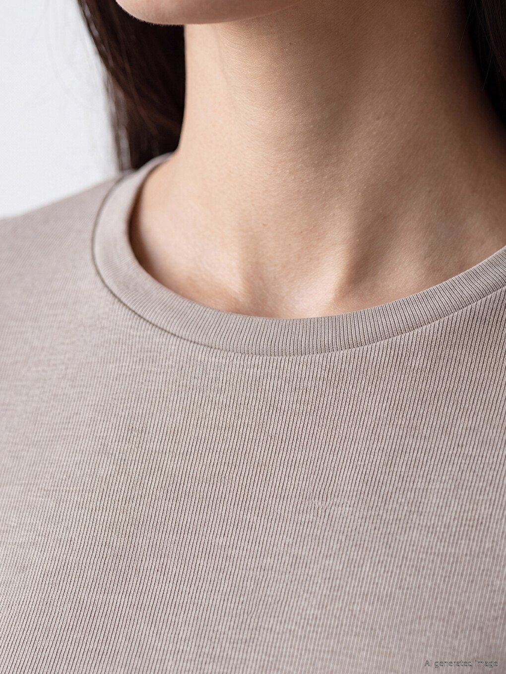 Tricou Basic Cu Guler Rotund, Atingere Fină, Pentru Femei-2