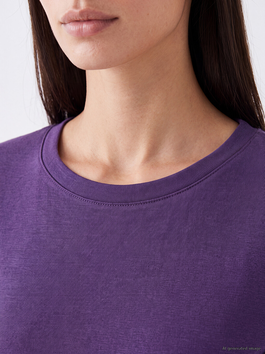 Crew Neck Soft Touch Women's T-shirt-2