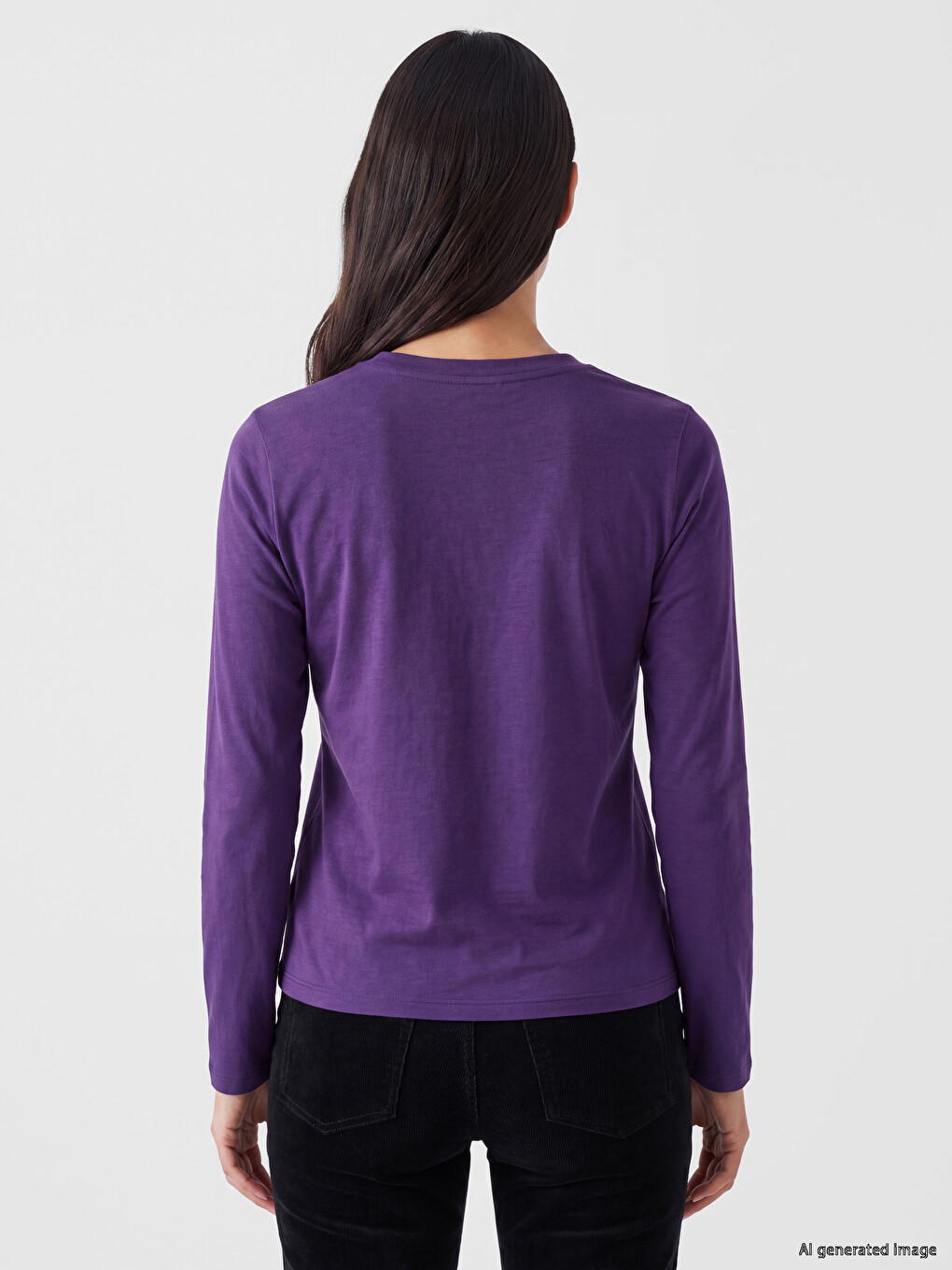 Crew Neck Soft Touch Women's T-shirt-3