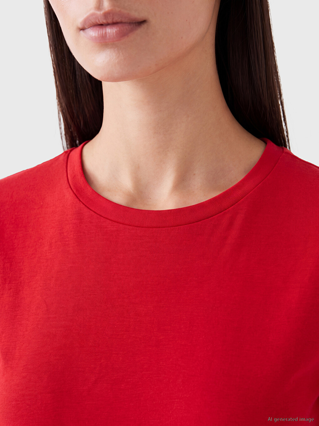 Crew Neck Soft Touch Women's T-shirt-2