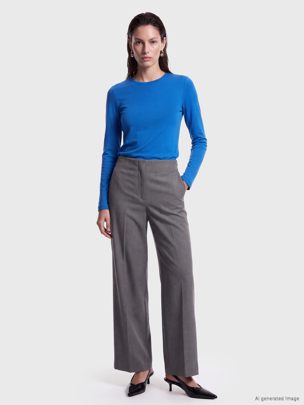 LCW EVERYDAY Crew Neck Soft Touch Women's T-shirt - W6AI62Z8-H2P
