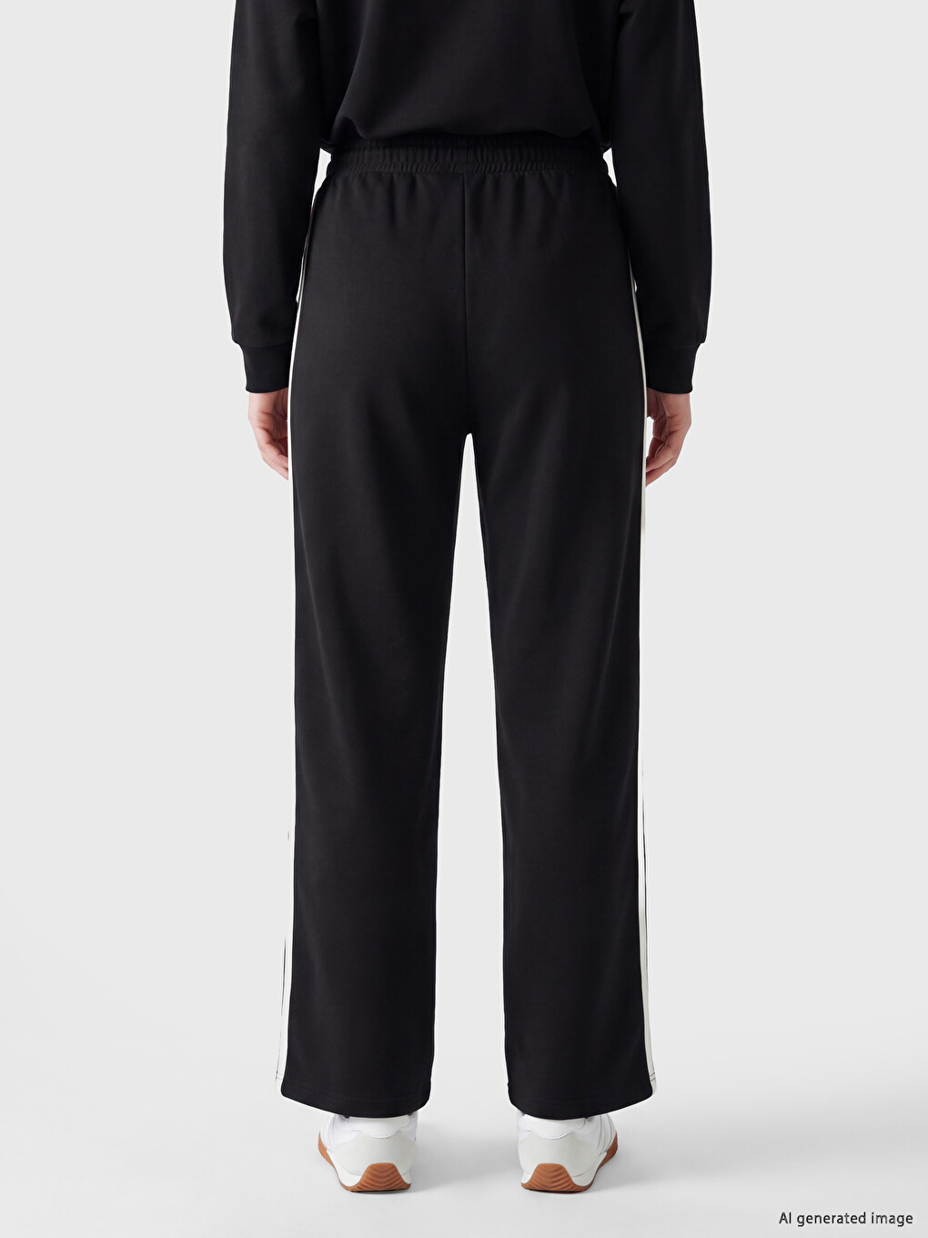 Elastic Waist Soft Touch Women's Sweatpants-3