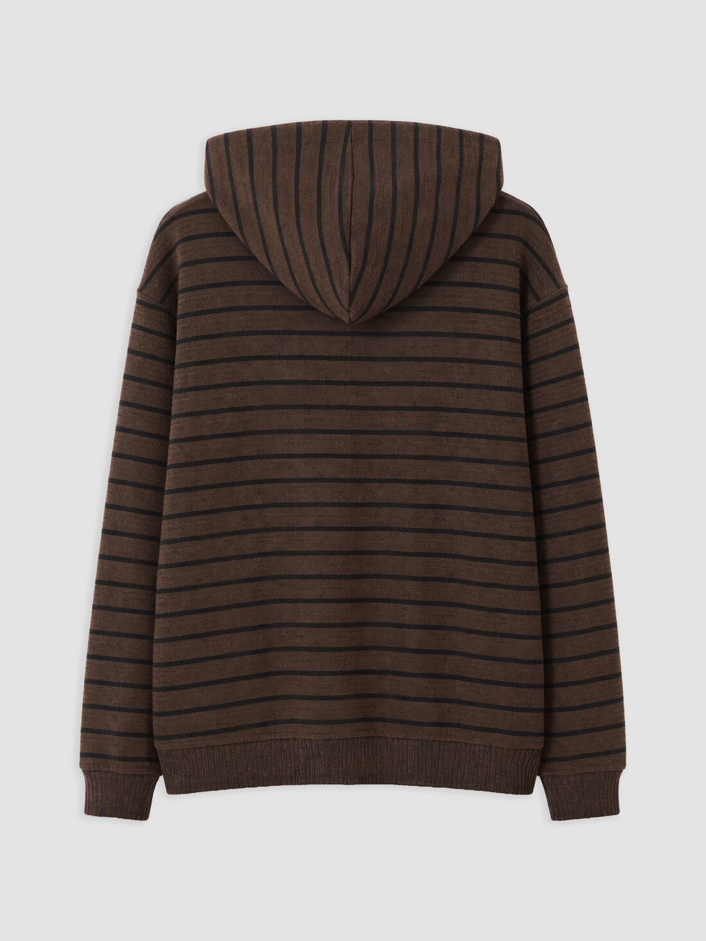 Hooded Striped Oversize Women's Cardigan-1