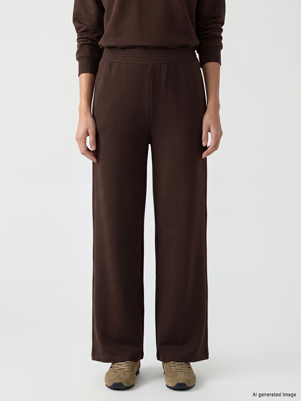 Wide Leg Women's Trousers-1