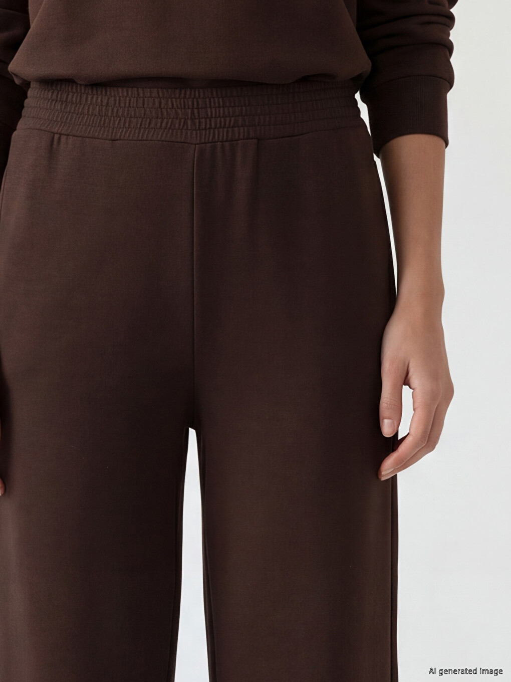 Wide Leg Women's Trousers-2