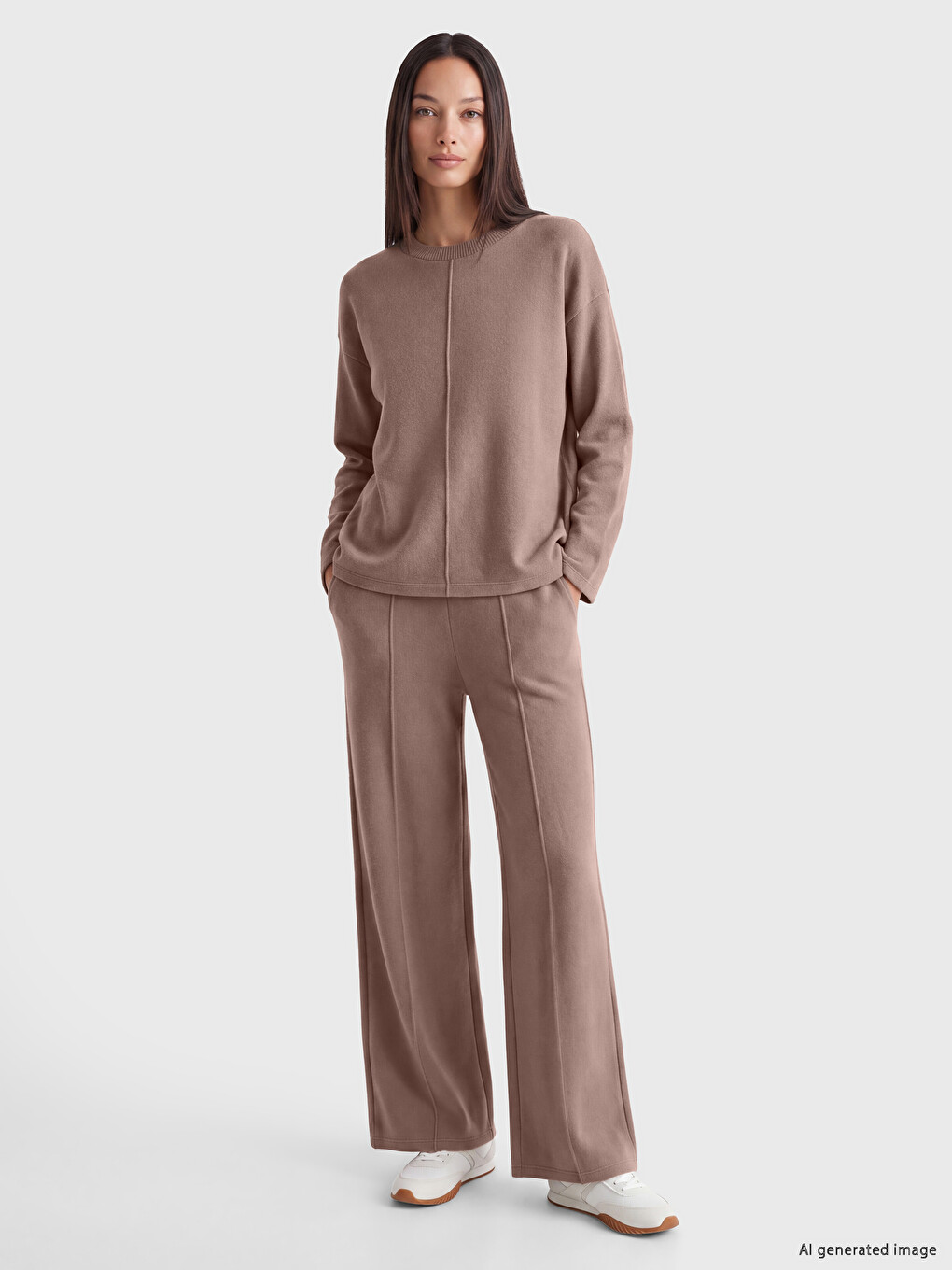 Crew Neck Oversize Women's T-shirt-1
