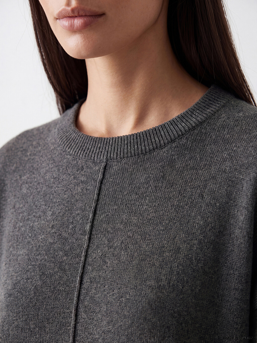 Crew Neck Oversize Women's T-shirt-2