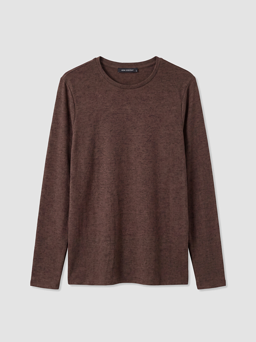 Femër Ngjyre Kafe T-shirt-4