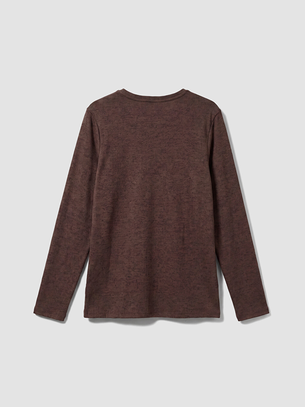 Femër Ngjyre Kafe T-shirt-6