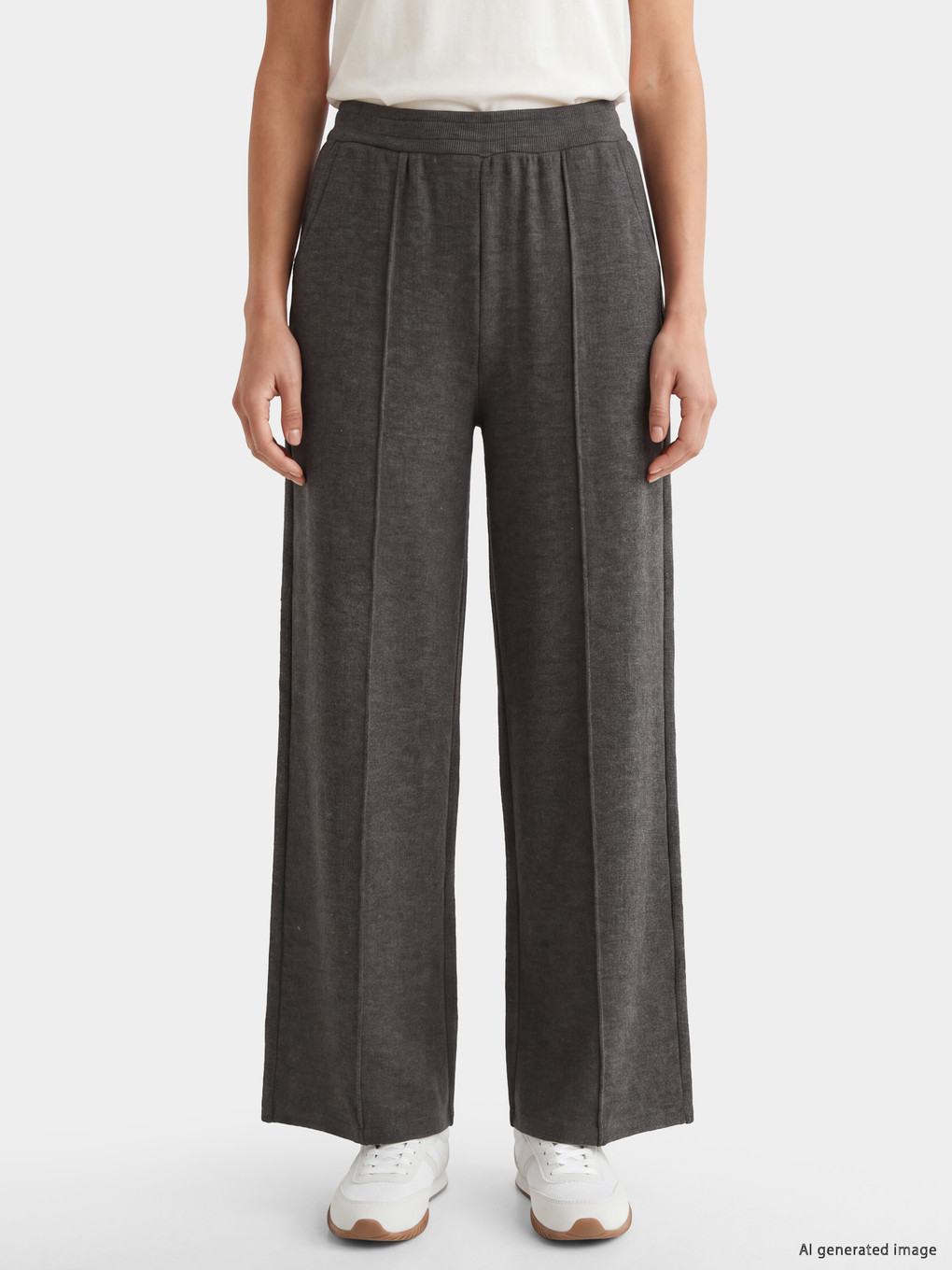 Wide Leg Women's Sweatpants-1