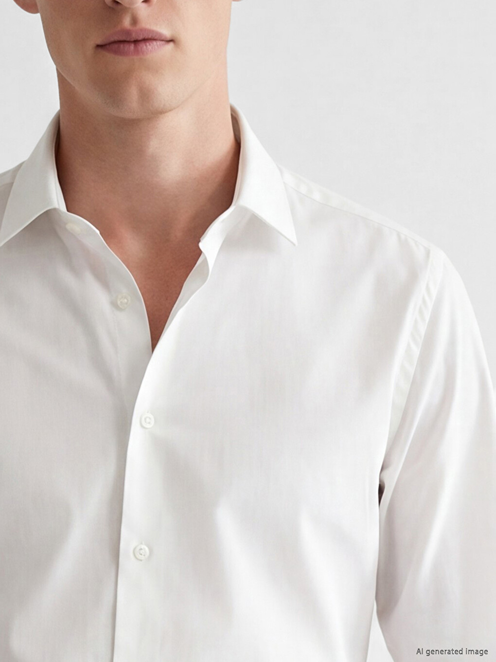 Regular Fit Poplin Men's Shirt-2
