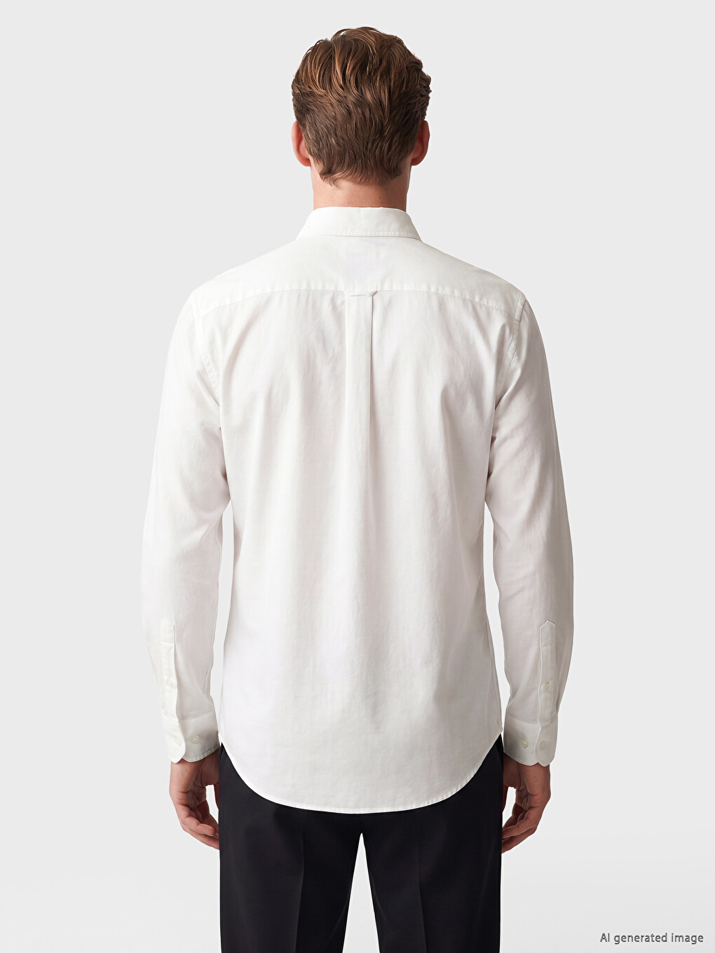 Regular Fit Poplin Men's Shirt-3