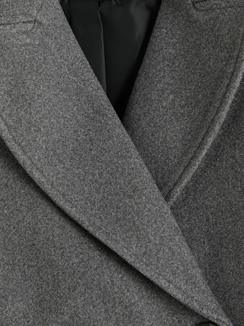 Double Breasted Collar Women's Cachet Overcoat-5