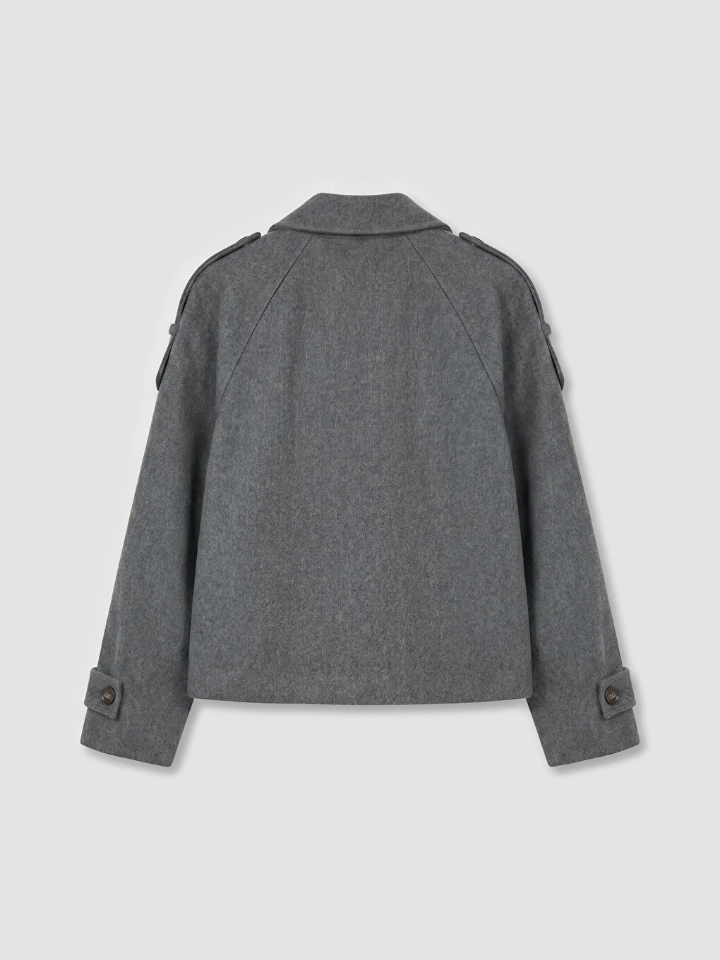 Double Breasted Collar Women's Cachet Overcoat-6