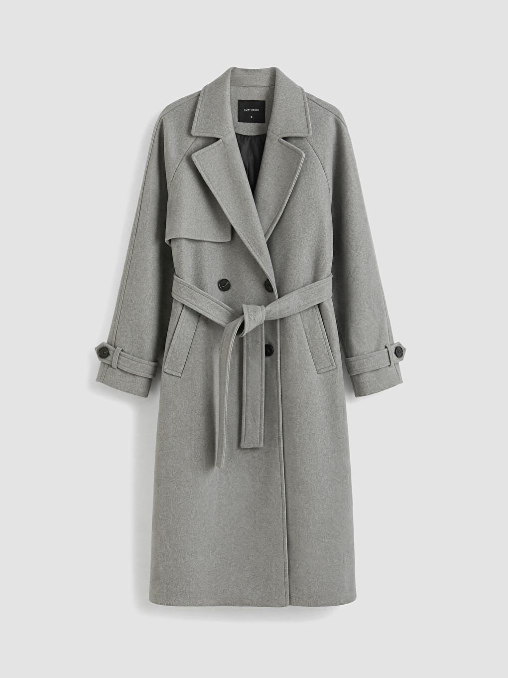 Pardessus Cachet Femme Ceinturé À La Taille-4