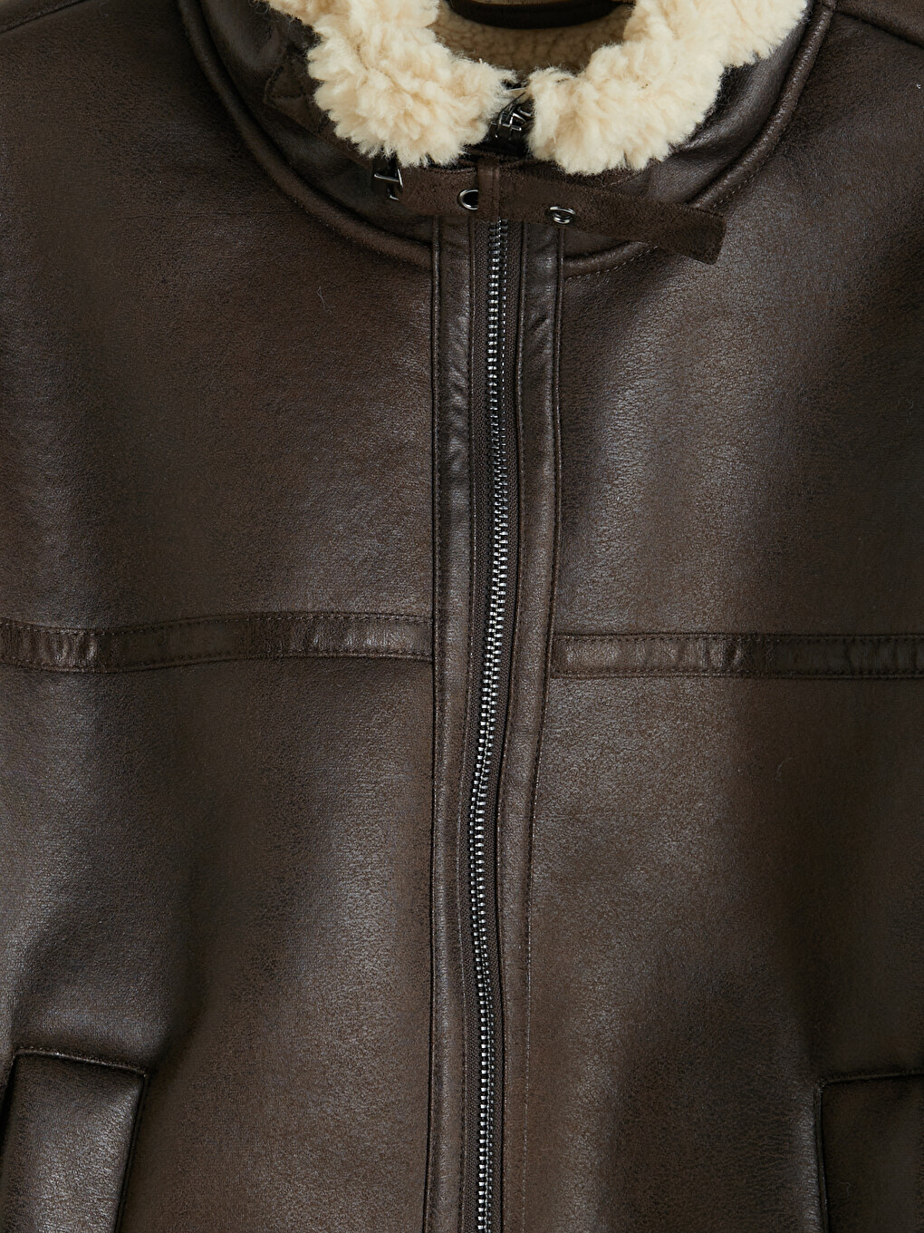 Woman Brown Coat-6
