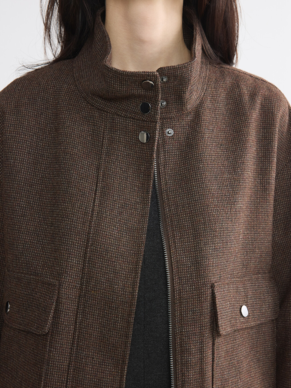 Woman Brown Jacket-2