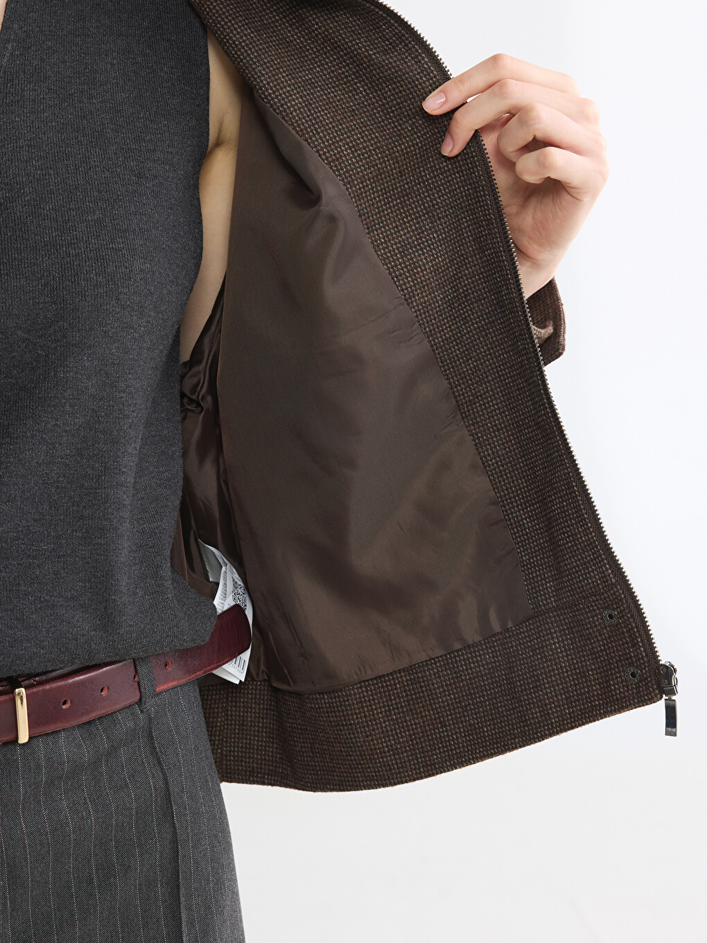 Woman Brown Jacket-3