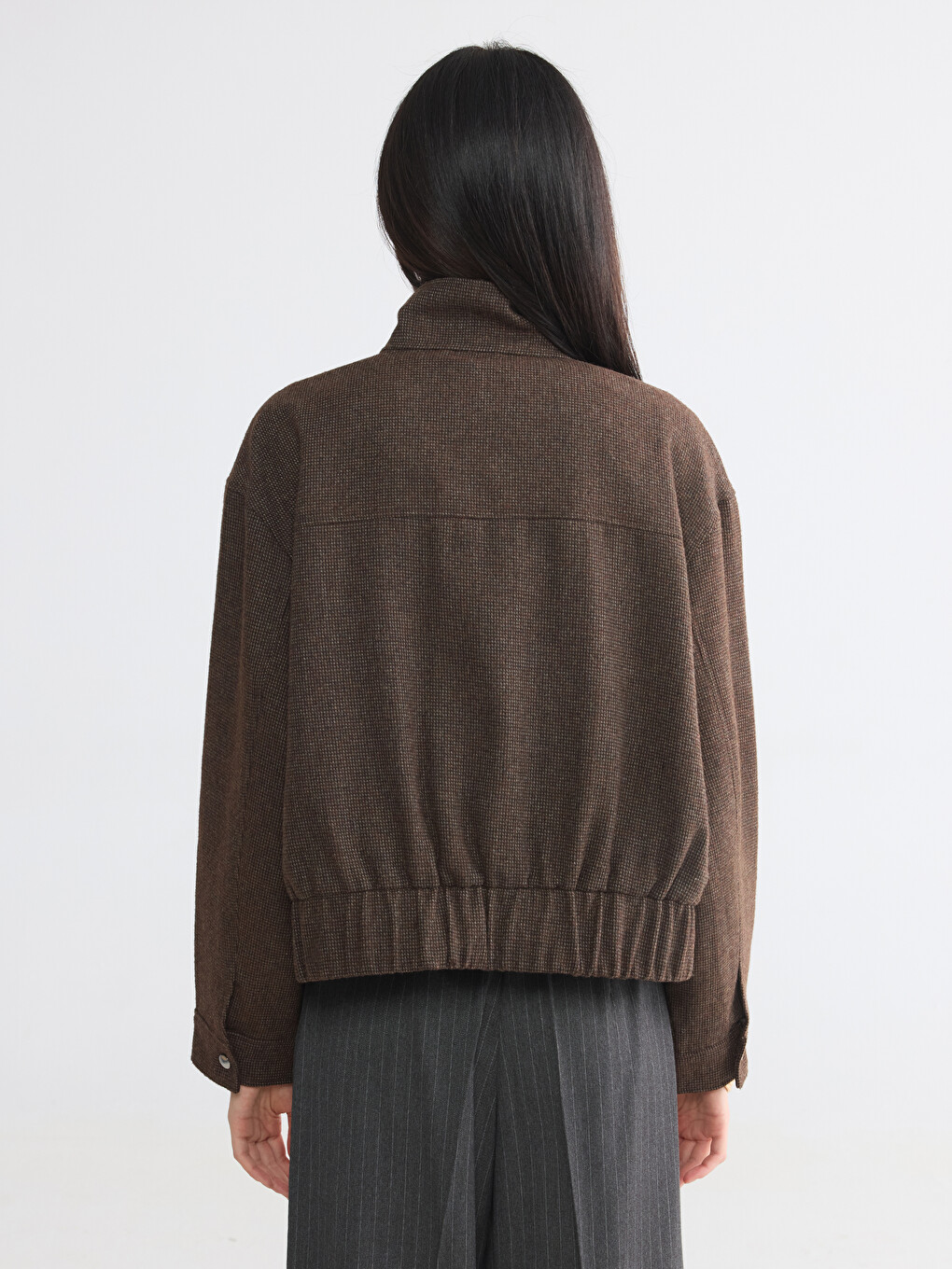 Woman Brown Jacket-4