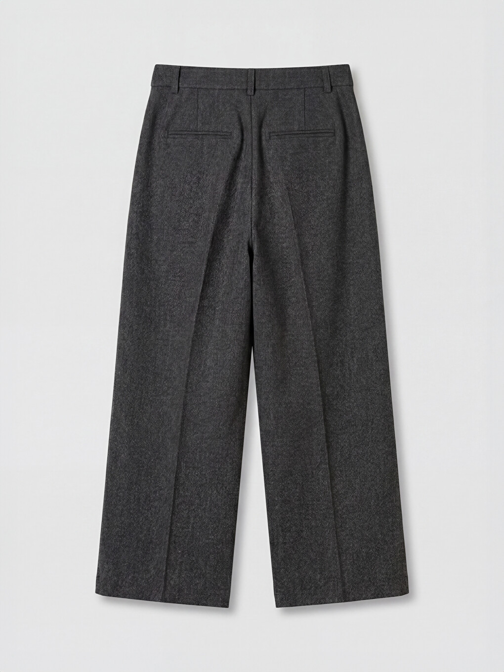 Woman Grey Tailored Trousers-5