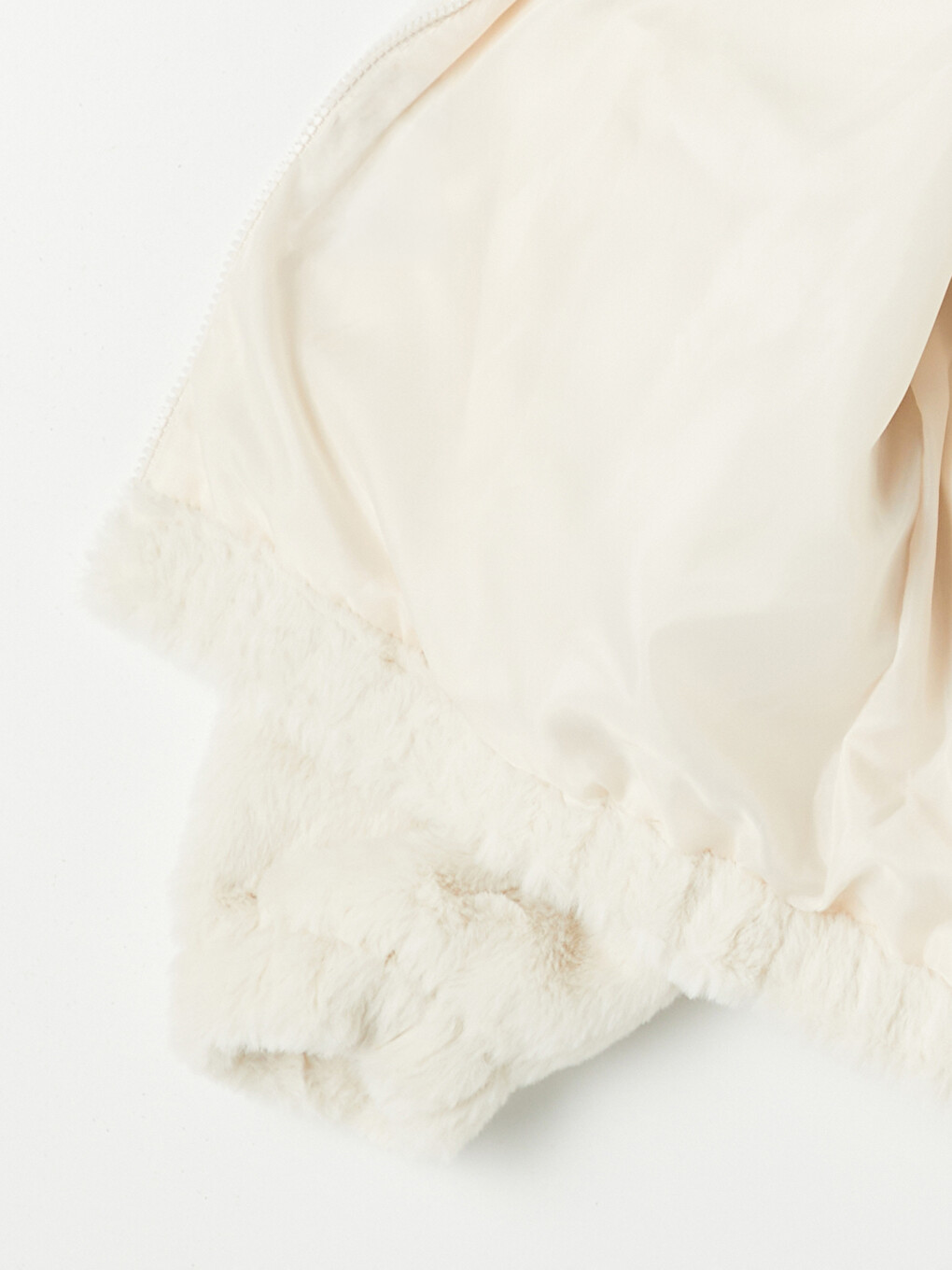 Hooded Oversize Women's Plush Jacket-7
