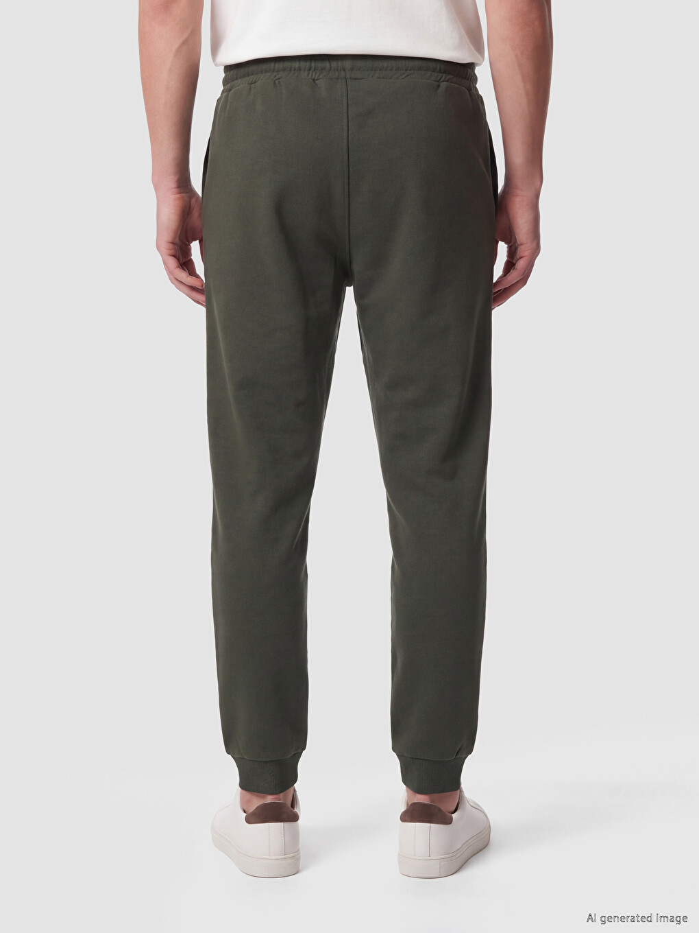 Haki Regular Fit Erkek Jogger Eşofman Altı-4