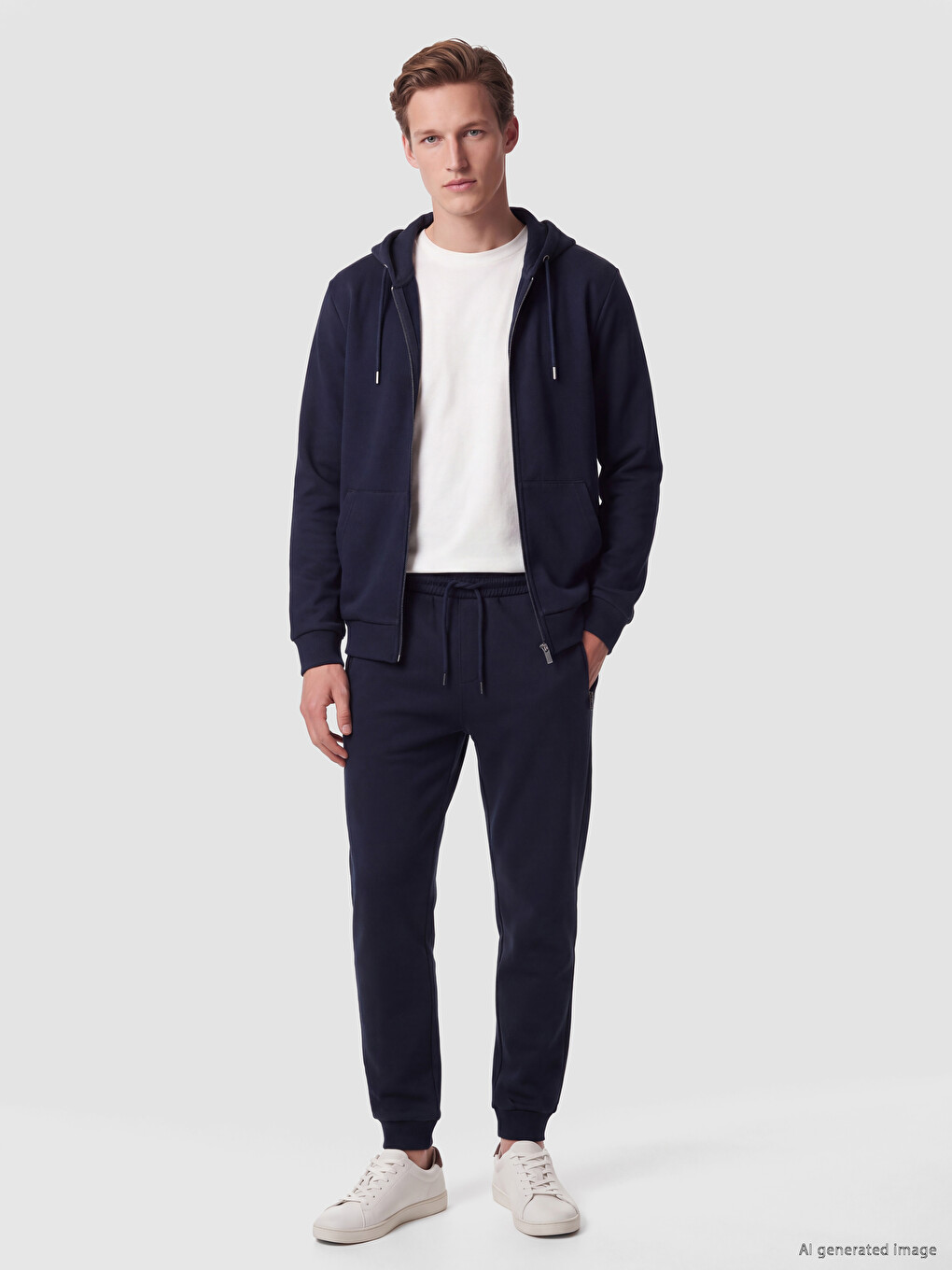 Lacivert Regular Fit Erkek Jogger Eşofman Altı