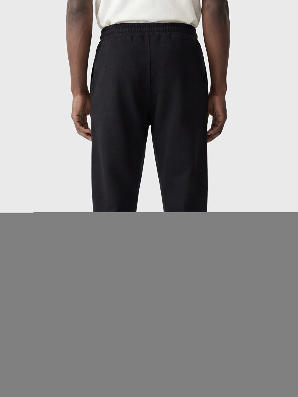 Siyah Regular Fit Erkek Jogger Eşofman Altı-3