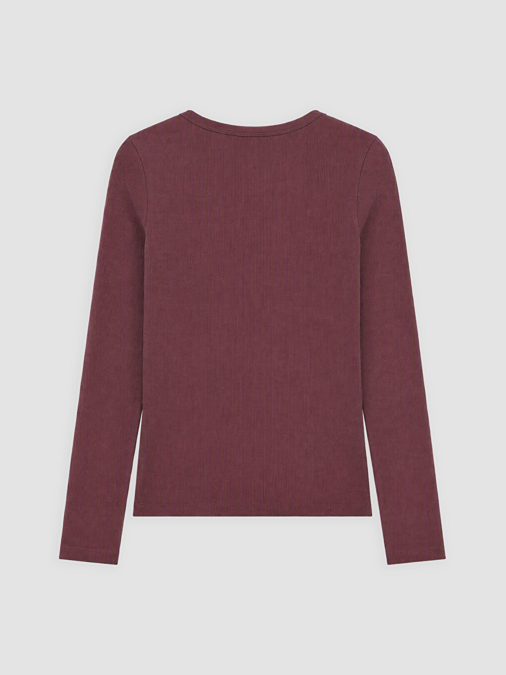 Bordo Bisiklet Yaka Kadın Fitilli Body-1