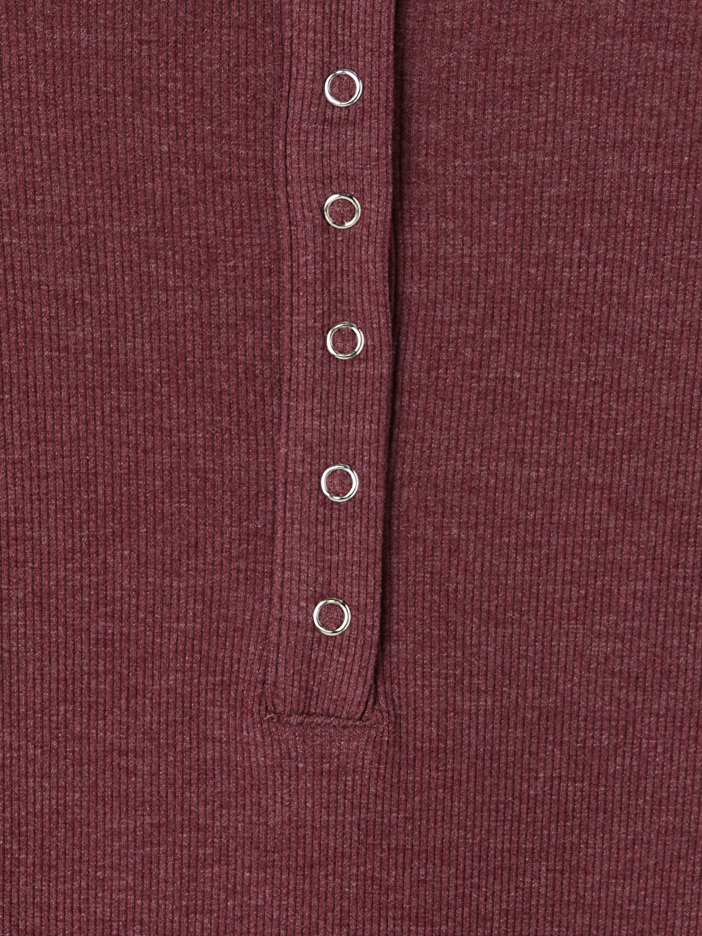 Bordo Bisiklet Yaka Kadın Fitilli Body-2