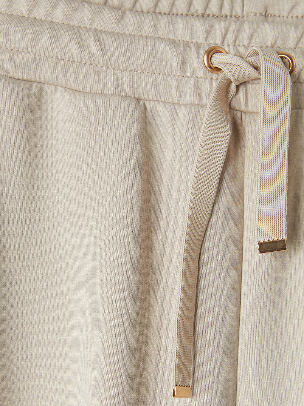 Woman Beige Sweatpants-2