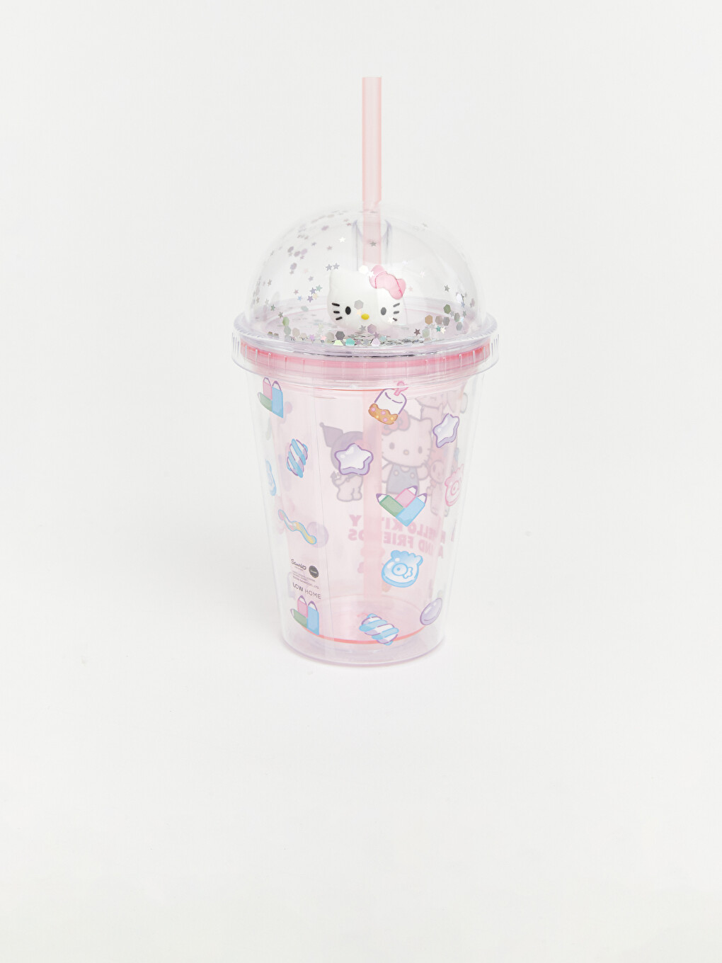 Hello Kitty Отпечатана Сламка Чаша За Безалкохолни Напитки-2