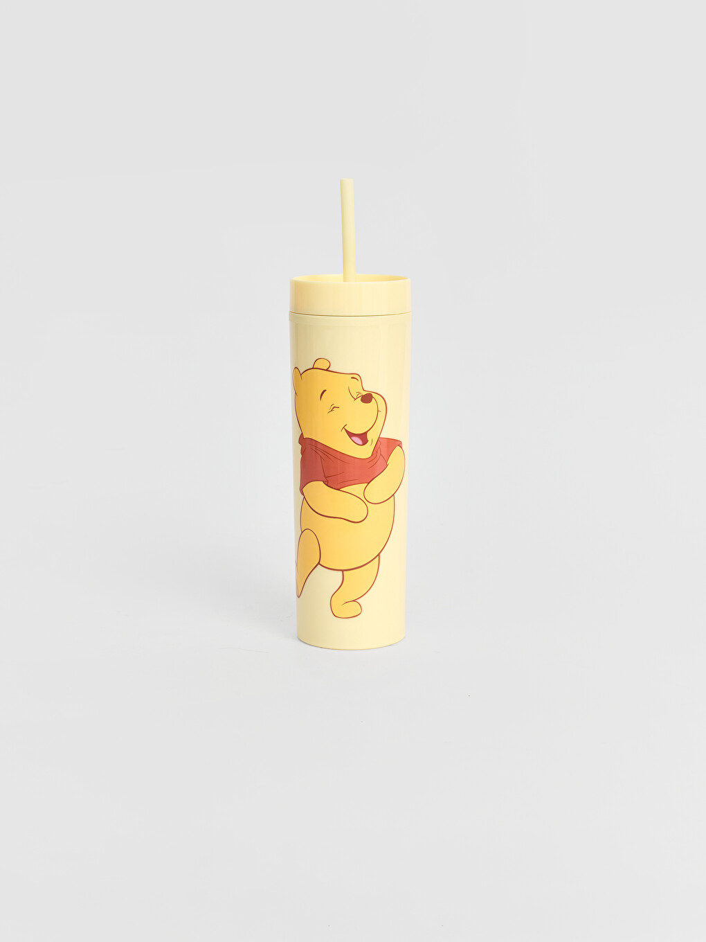 Winnie The Pooh Printed Straw Water Bottle-1