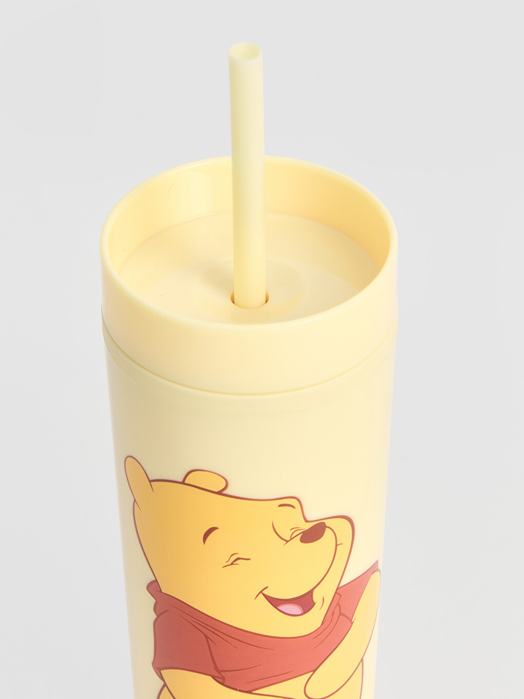Winnie The Pooh Printed Straw Water Bottle-2