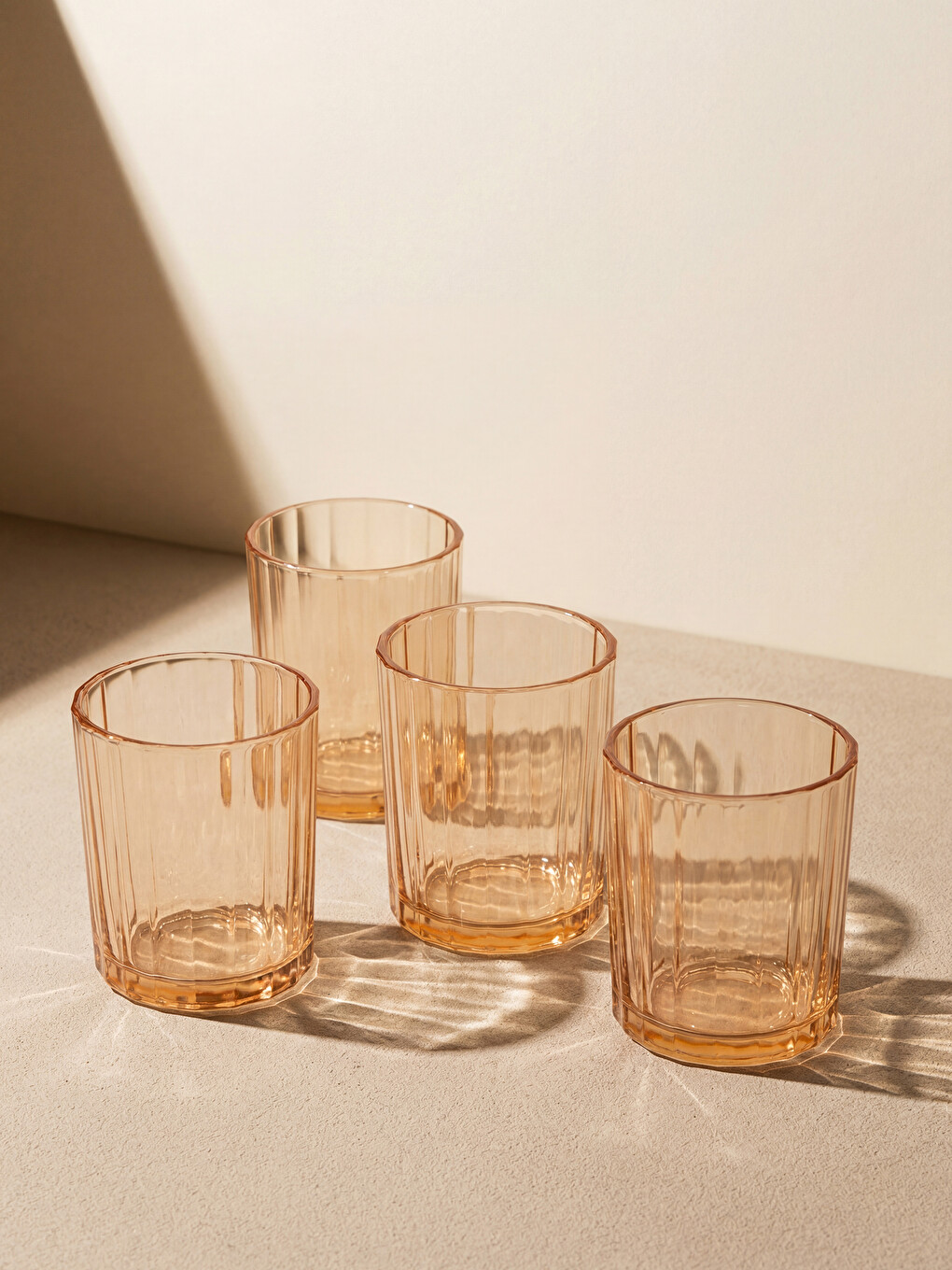Karışık Cam Bardak Seti 4'lü 310 Ml