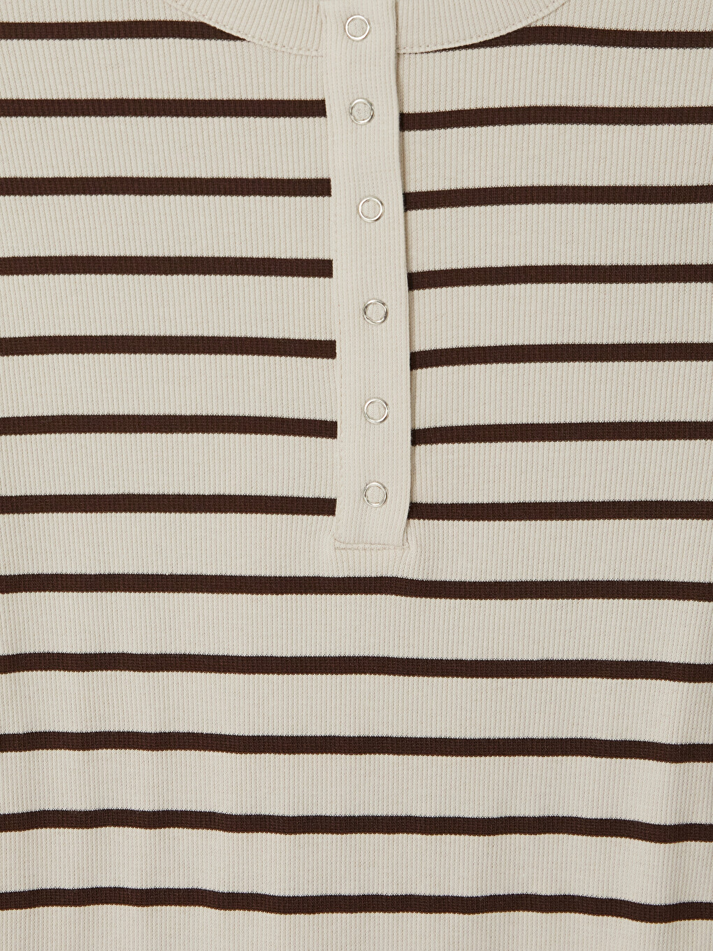 Crew Neck Striped Women's Body-5