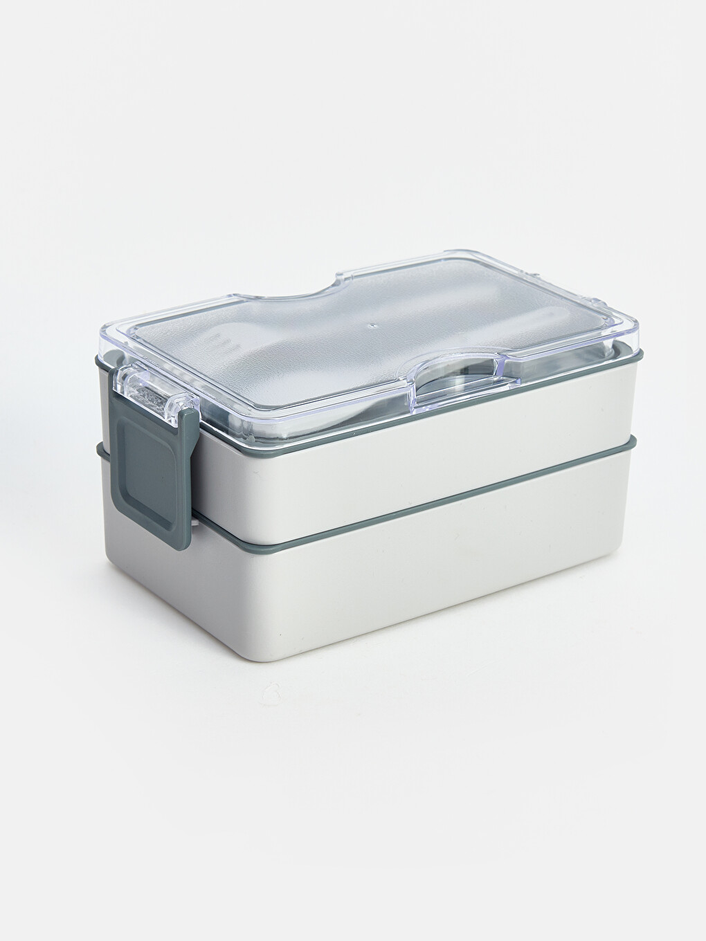 Gri Yemek Saklama Kabı Organizer-1